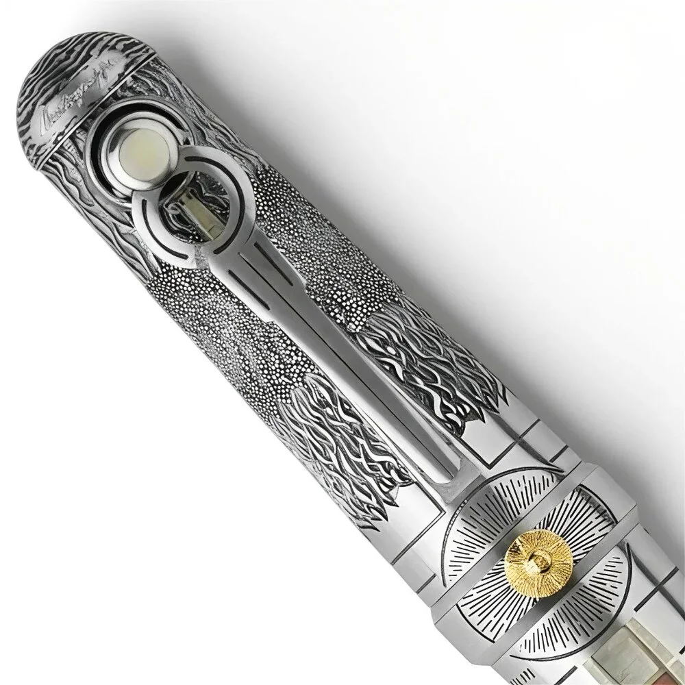Montegrappa Alchemist Silver Air Medium Nib Fountain Pen 0050